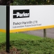 Parker Hannifin entrance sign