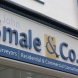 Smale & Co Fascia and Built up painted stainless steel lettering