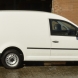 van prior to vehicle wrapping