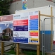 bespoke site board produced for Morgan Sindall