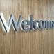 Brushed Stainless Steel Built up Lettering with led illumination