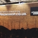 Recycled OSB exhibition stand