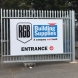 printed aluminium fence sign