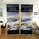 2018 pair of banners for Sandy Cove Hotel, to promote their new venue.