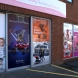 Fully covered large format digitally printed window graphics