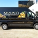 John Patts Black & Gold van