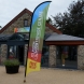 Braunton Countryside Centre, feather flag