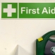 First aid Intertior sign